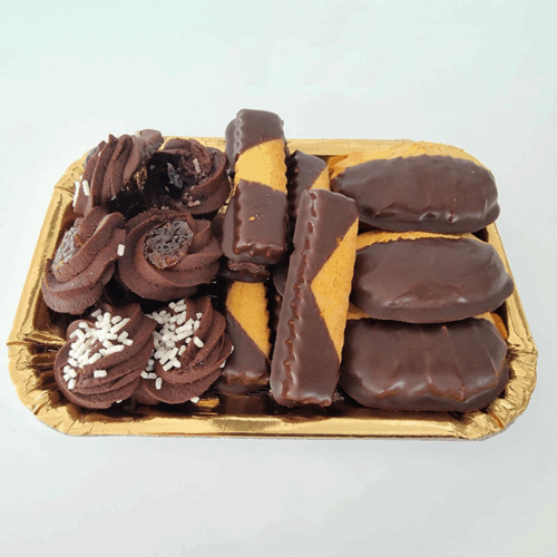 Biscottini secchi tutto cioccolato